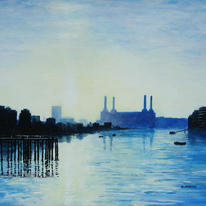 Battersea Reach, evening.