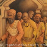 Sadhus - Indian Holy Men - oil painting on canvas