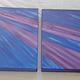 Blue and purple | £35 | | Acrylic Blue and purple