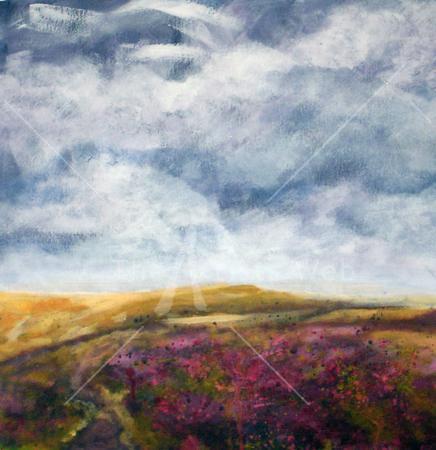 Heather on Curbar