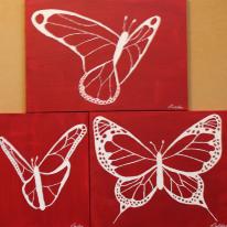 Set of 3 Butterflies