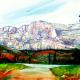 St Victoire Lanscape | £150 | 867 x 559cm | Acrylic St Victoire Lanscape