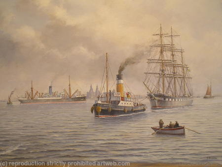 Steam and Sail off Birkenhead