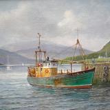 Back to the fishing Grounds - Acryic on watercolour paper