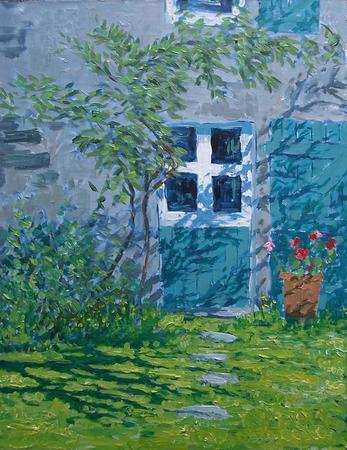 front door, moulin de larche