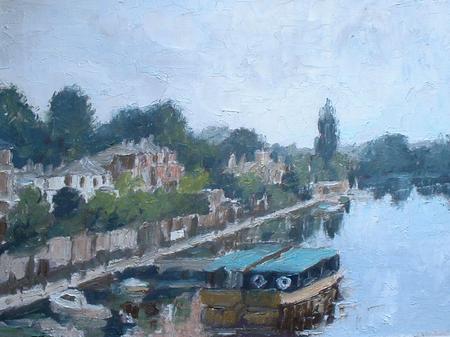 boats on the river, chester