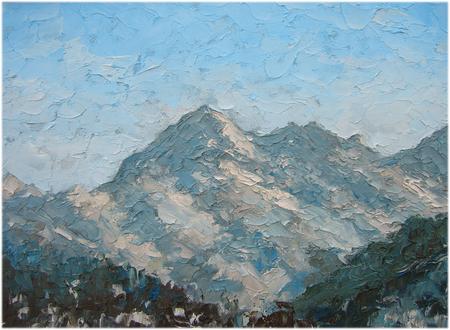 mountains near montgenevre