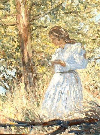 girl in dappled sunshine[L]