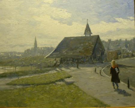 rose walking in cullercoats
