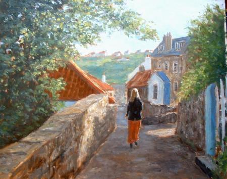 rose walking in crail