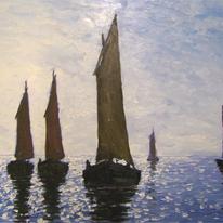 fifies in calm sea