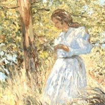 girl in dappled sunshine[L]