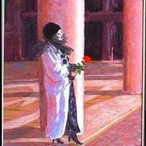 pierrot, full length, venice carnival