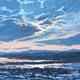 sunset, shell bay, elie