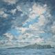 may island with cumulus…