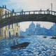 grand canal with accademia bridge, venice