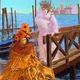 sun and moon, venice carnival