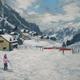ski scene, claviere