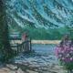 gate near honfleur | ¥4600 | 41 x 30cm | acrylic on canvas board gate near honfleur