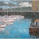 boats in elie harbour