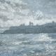 stormy sky over tynemouth