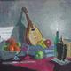 still life with mandolin