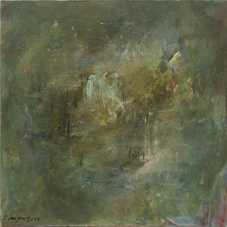 Olive Green Abstract