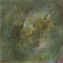 Olive Green Abstract
