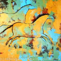 Coloured horses