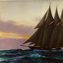 THE SCHOONER THE 'ATLANTIC'