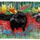 Moose Meeting | £30 | 29 x 21cm | Watercolour Moose Meeting