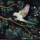 Green parrot seeks lunch | £65 | 42 x 30cm | Watercolour Green parrot seeks lunch