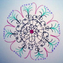 Mandala Workshop - participant's work
