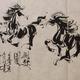 8 horses in ballet | £195 | | water and ink on chinese rice paper 8 horses in ballet
