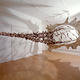 animal instinct | | 240 x 240cm | cow hide and meat hooks animal instinct