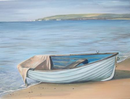 Fishing Boat At Dorley Chine  sold