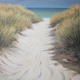 To The Beach | £190 | 56 x 40cm | Acrylic on canvas To The Beach