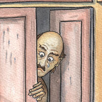 Sad Self Portrait