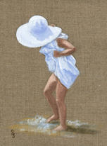 Dancing in the surf
