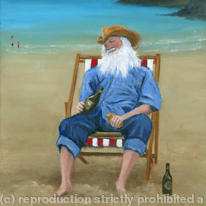 Mac In deck chair