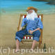 Mac In deck chair