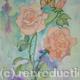 Apricot Rose with Butterfly