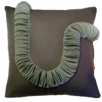 grey chain cushion