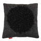 black loop on grey cushion