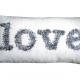 sketchy LOVE cushion | | 30 x 60cm | 100% wool felt sketchy LOVE cushion