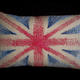 sketchy union jack cushion | | | 100% wool felt sketchy union jack cushion
