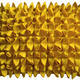 yellow origami cushion