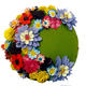 floral circle cushion