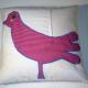 bird book cushion