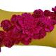 fuchia and yellow floral…